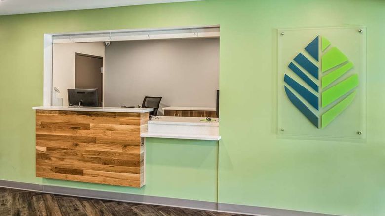 <b>WoodSpring Stes Greenville Haywood Mall Lobby</b>. Images powered by <a href="https://iceportal.shijigroup.com/" title="IcePortal" target="_blank">IcePortal</a>.