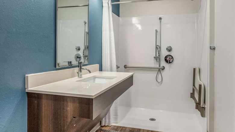<b>WoodSpring Stes Greenville Haywood Mall Room</b>. Images powered by <a href="https://iceportal.shijigroup.com/" title="IcePortal" target="_blank">IcePortal</a>.