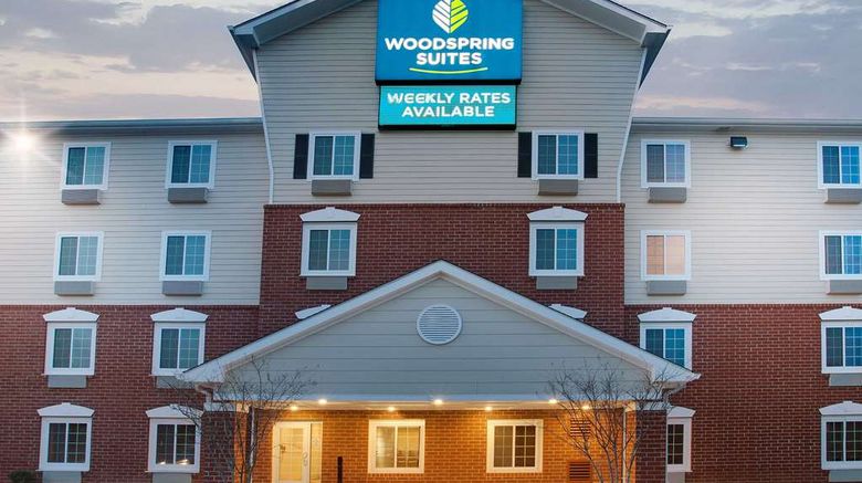 <b>WoodSpring Suites Fredericksburg Exterior</b>. Images powered by <a href="https://iceportal.shijigroup.com/" title="IcePortal" target="_blank">IcePortal</a>.