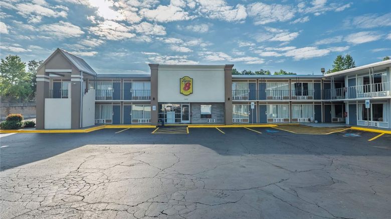 <b>Super 8 by Wyndham Morganton Exterior</b>. Images powered by <a href="https://iceportal.shijigroup.com/" title="IcePortal" target="_blank">IcePortal</a>.