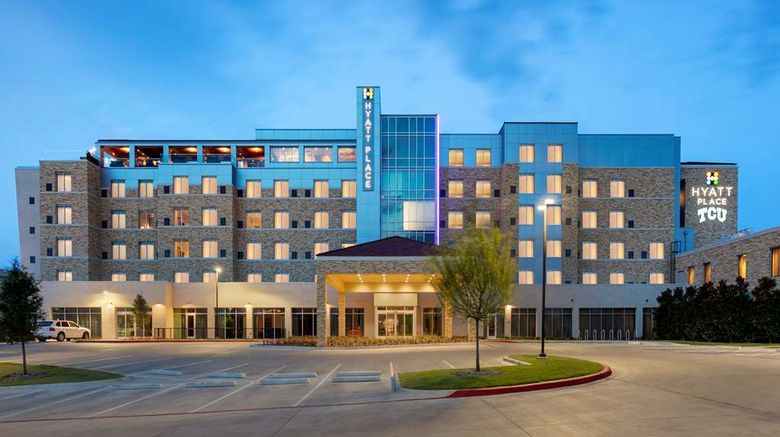 Hyatt Place Fort Worth/TCU Exterior. Images powered by <a href="https://iceportal.shijigroup.com" target="_blank" rel="noopener">Ice Portal</a>.