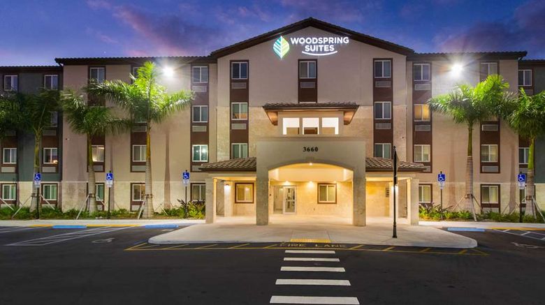<b>WoodSpring Suites Miramar Exterior</b>. Images powered by <a href="https://iceportal.shijigroup.com/" title="IcePortal" target="_blank">IcePortal</a>.