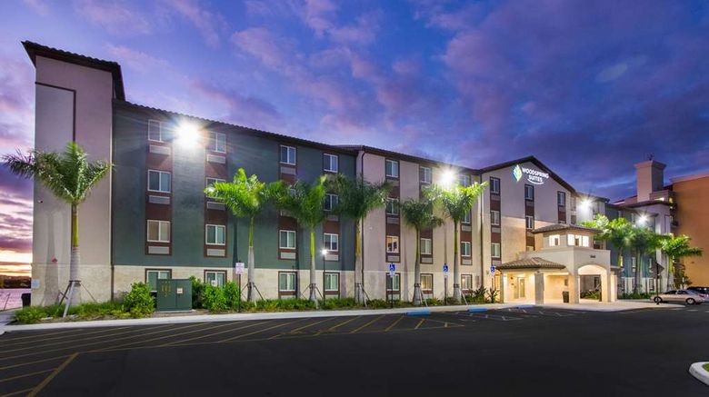 <b>WoodSpring Suites Miramar Exterior</b>. Images powered by <a href="https://iceportal.shijigroup.com/" title="IcePortal" target="_blank">IcePortal</a>.