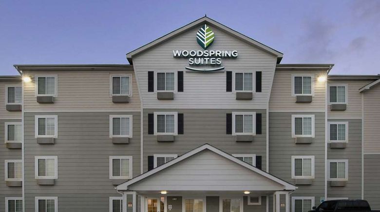 WoodSpring Suites Waco Exterior. Images powered by <a href="https://iceportal.shijigroup.com" target="_blank" rel="noopener">Ice Portal</a>.