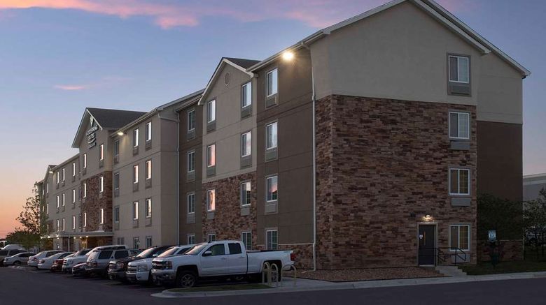<b>WoodSpring Suites Signature Austin South Exterior</b>. Images powered by <a href="https://iceportal.shijigroup.com/" title="IcePortal" target="_blank">IcePortal</a>.