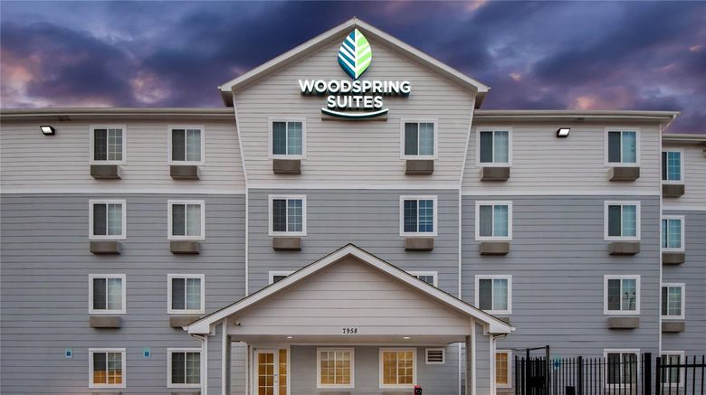 <b>WoodSpring Suites San Antonio South Exterior</b>. Images powered by <a href="https://iceportal.shijigroup.com/" title="IcePortal" target="_blank">IcePortal</a>.