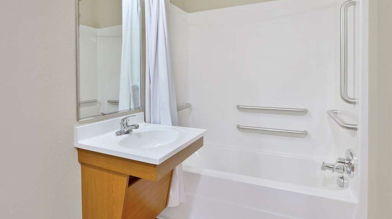 <b>WoodSpring Suites Houston Willowbrook Room</b>. Images powered by <a href="https://iceportal.shijigroup.com/" title="IcePortal" target="_blank">IcePortal</a>.