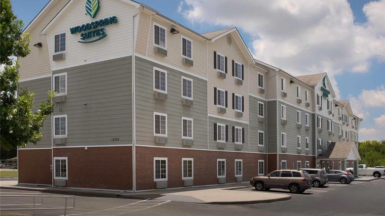 <b>WoodSpring Suites San Antonio I-35 North Exterior</b>. Images powered by <a href="https://iceportal.shijigroup.com/" title="IcePortal" target="_blank">IcePortal</a>.