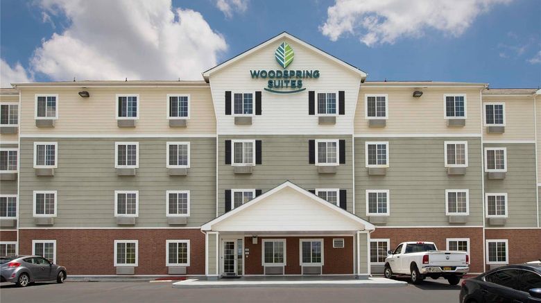 WoodSpring Suites San Antonio I-35 North Exterior. Images powered by <a href="https://iceportal.shijigroup.com" target="_blank" rel="noopener">Ice Portal</a>.