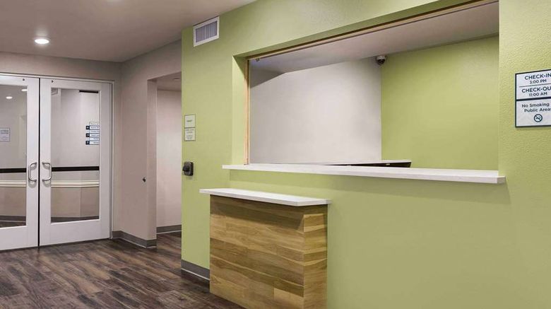 <b>WoodSpring Stes Lackland near Sea World Lobby</b>. Images powered by <a href="https://iceportal.shijigroup.com/" title="IcePortal" target="_blank">IcePortal</a>.