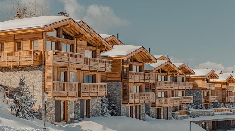 Ultima Courchevel Hotel Exterior. Images powered by <a href="https://iceportal.shijigroup.com" target="_blank" rel="noopener">Ice Portal</a>.
