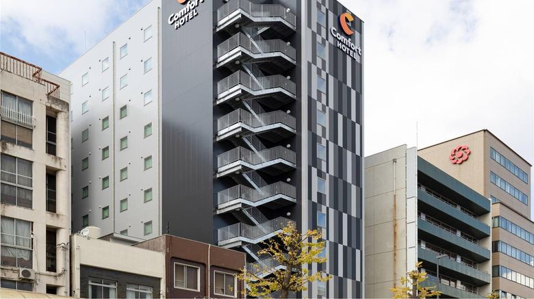 <b>Comfort Hotel Matsuyama Exterior</b>. Images powered by <a href="https://iceportal.shijigroup.com/" title="IcePortal" target="_blank">IcePortal</a>.