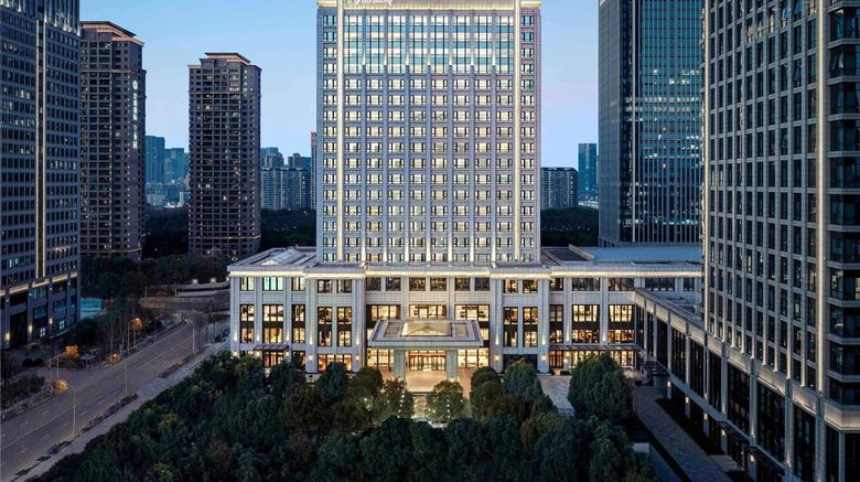 Fairmont Wuhan Exterior. Images powered by <a href="https://iceportal.shijigroup.com" target="_blank" rel="noopener">Ice Portal</a>.