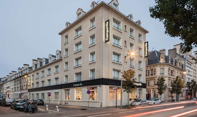 Hotel Campanile Caen Centre Gare Exterior