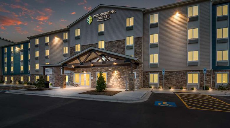 <b>WoodSpring Suites Fort Mill Exterior</b>. Images powered by <a href="https://iceportal.shijigroup.com/" title="IcePortal" target="_blank">IcePortal</a>.