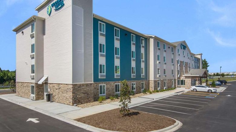 <b>WoodSpring Suites Fort Mill Exterior</b>. Images powered by <a href="https://iceportal.shijigroup.com/" title="IcePortal" target="_blank">IcePortal</a>.