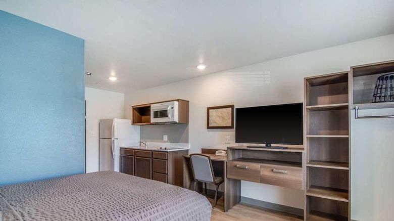 <b>WoodSpring Suites Fort Mill Room</b>. Images powered by <a href="https://iceportal.shijigroup.com/" title="IcePortal" target="_blank">IcePortal</a>.