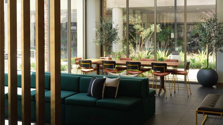 <b>Hyatt House LAX Century Blvd Lobby</b>. Images powered by <a href="https://iceportal.shijigroup.com/" title="IcePortal" target="_blank">IcePortal</a>.