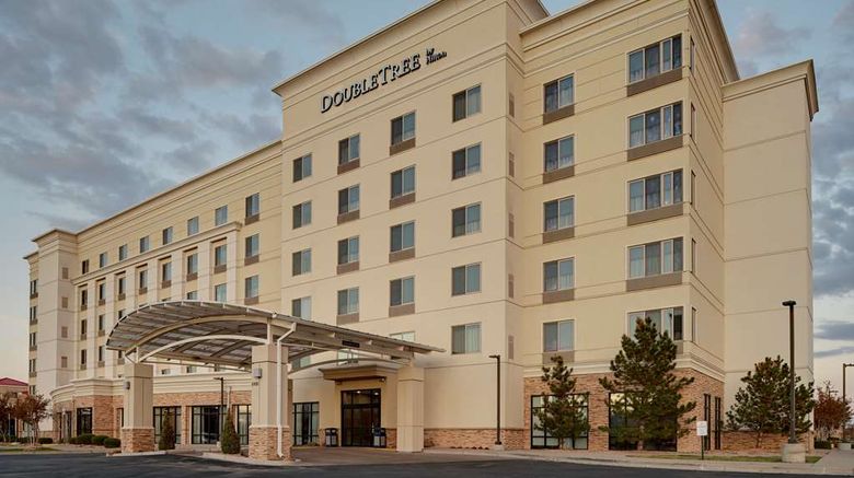 <b>DoubleTree by Hilton Denver Intl Airport Exterior</b>. Images powered by <a href="https://iceportal.shijigroup.com/" title="IcePortal" target="_blank">IcePortal</a>.