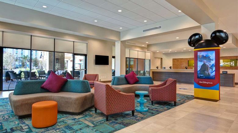 <b>Home2 Suites Orlando Flamingo Crossings Lobby</b>. Images powered by <a href="https://iceportal.shijigroup.com/" title="IcePortal" target="_blank">IcePortal</a>.