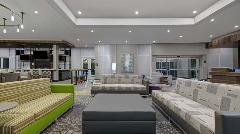 <b>Hilton Garden Inn Manassas Lobby</b>. Images powered by <a href="https://iceportal.shijigroup.com/" title="IcePortal" target="_blank">IcePortal</a>.