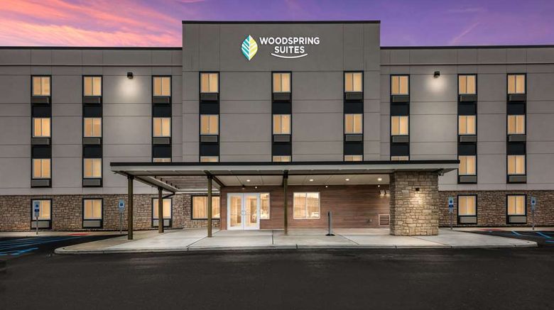 <b>WoodSpring Suites Linden Exterior</b>. Images powered by <a href="https://iceportal.shijigroup.com/" title="IcePortal" target="_blank">IcePortal</a>.