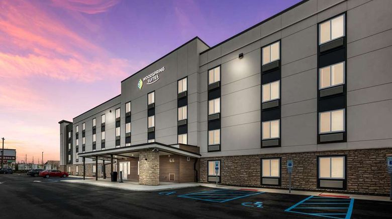 <b>WoodSpring Suites Linden Exterior</b>. Images powered by <a href="https://iceportal.shijigroup.com/" title="IcePortal" target="_blank">IcePortal</a>.