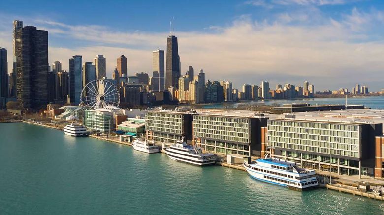 <b>Sable at Navy Pier, Curio Collection Exterior</b>. Images powered by <a href="https://iceportal.shijigroup.com/" title="IcePortal" target="_blank">IcePortal</a>.