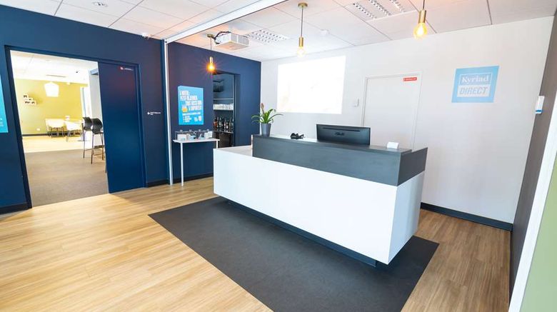 <b>Hotel Kyriad Direct Valence Nord Lobby</b>. Images powered by <a href="https://iceportal.shijigroup.com/" title="IcePortal" target="_blank">IcePortal</a>.