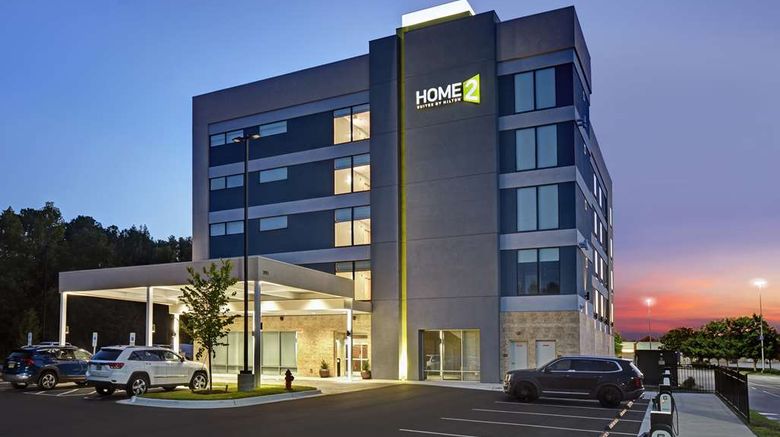 <b>Home2 Stes by Hilton Raleigh North I-540 Exterior</b>. Images powered by <a href="https://iceportal.shijigroup.com/" title="IcePortal" target="_blank">IcePortal</a>.