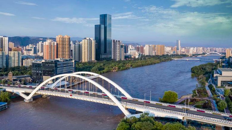 <b>Hyatt Regency Lanzhou Exterior</b>. Images powered by <a href="https://iceportal.shijigroup.com/" title="IcePortal" target="_blank">IcePortal</a>.