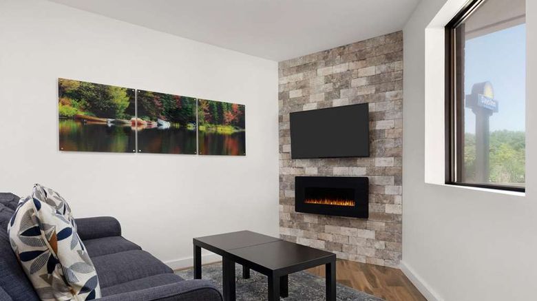 <b>Days Inn by Wyndham Sarnia Harbourfront Lobby</b>. Images powered by <a href="https://iceportal.shijigroup.com/" title="IcePortal" target="_blank">IcePortal</a>.