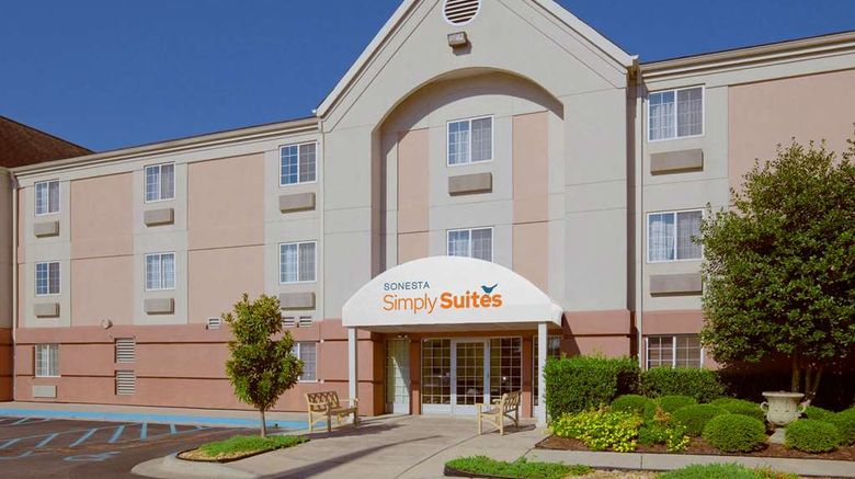 Sonesta Simply Suites Research Park Exterior. Images powered by <a href="https://iceportal.shijigroup.com" target="_blank" rel="noopener">Ice Portal</a>.