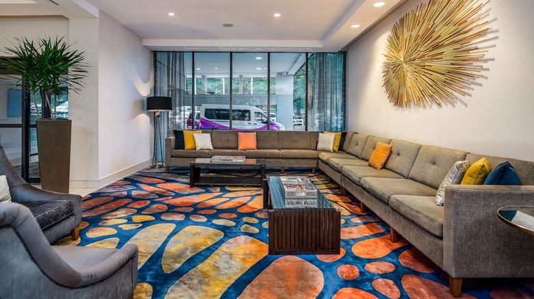 <b>Sonesta Charlotte Lower South End Lobby</b>. Images powered by <a href="https://iceportal.shijigroup.com/" title="IcePortal" target="_blank">IcePortal</a>.