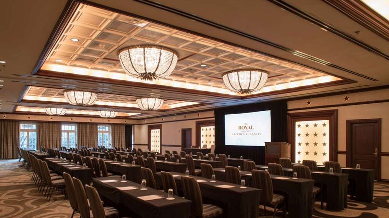 <b>The Stephen F Austin Royal Sonesta Hotel Ballroom</b>. Images powered by <a href="https://iceportal.shijigroup.com/" title="IcePortal" target="_blank">IcePortal</a>.