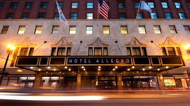 <b>Allegro Royal Sonesta Hotel Chicago Loop Exterior</b>. Images powered by <a href="https://iceportal.shijigroup.com/" title="IcePortal" target="_blank">IcePortal</a>.