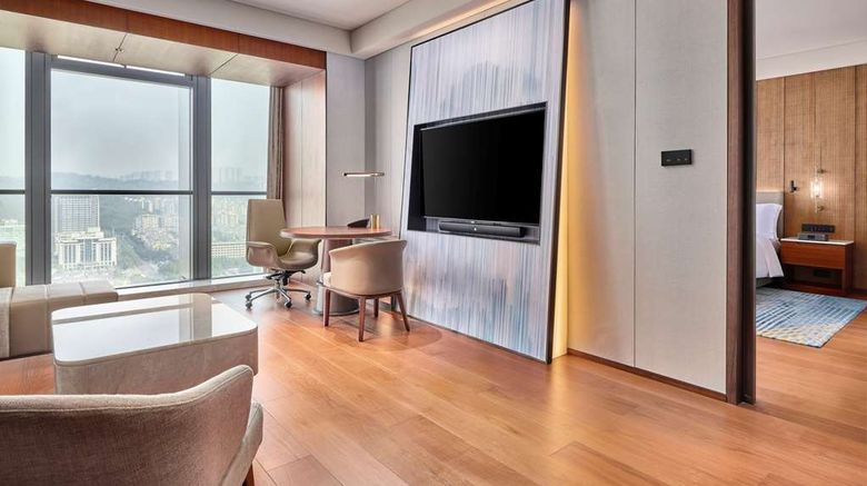 <b>Hilton Chongqing Liangjiang New Area Room</b>. Images powered by <a href="https://iceportal.shijigroup.com/" title="IcePortal" target="_blank">IcePortal</a>.