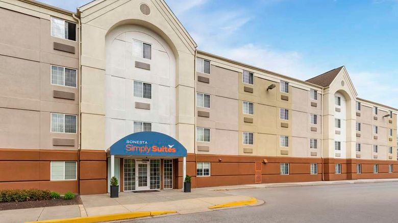<b>Sonesta Simply Suites-BWI Airport Exterior</b>. Images powered by <a href="https://iceportal.shijigroup.com/" title="IcePortal" target="_blank">IcePortal</a>.