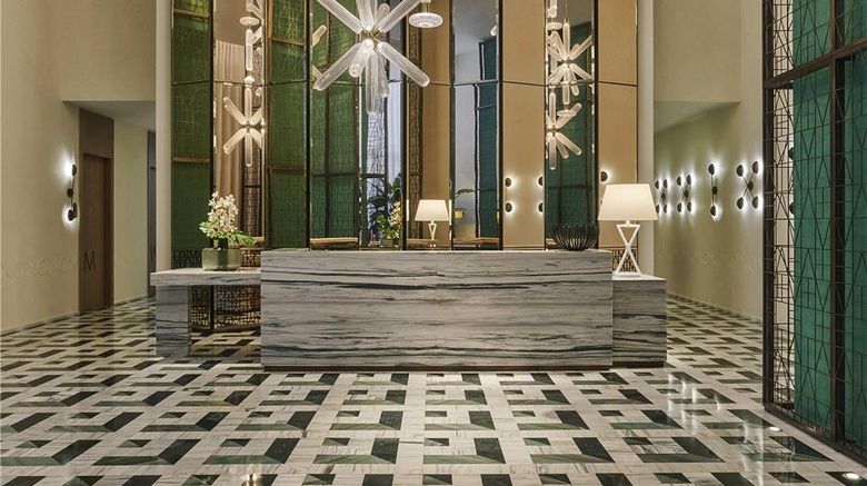 <b>SLS Lux Brickell Hotel Exterior</b>. Images powered by <a href="https://iceportal.shijigroup.com/" title="IcePortal" target="_blank">IcePortal</a>.