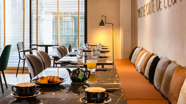 <b>Mercure Paris Montparnasse Pasteur Restaurant</b>. Images powered by <a href="https://iceportal.shijigroup.com/" title="IcePortal" target="_blank">IcePortal</a>.