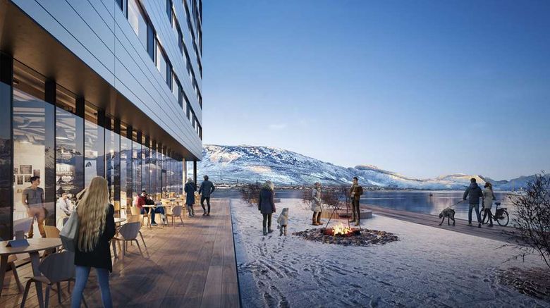 <b>Scandic Sortland Exterior</b>. Images powered by <a href="https://iceportal.shijigroup.com/" title="IcePortal" target="_blank">IcePortal</a>.
