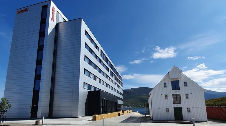 <b>Scandic Sortland Exterior</b>. Images powered by <a href="https://iceportal.shijigroup.com/" title="IcePortal" target="_blank">IcePortal</a>.