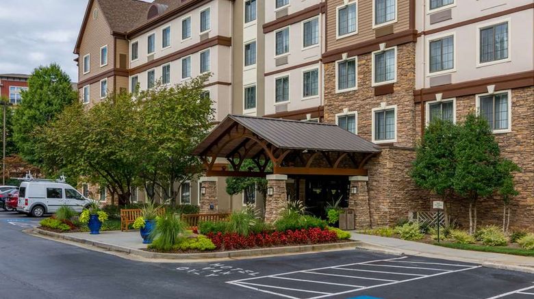 Sonesta ES Suites Atlanta - Perimeter Center Exterior. Images powered by <a href="https://iceportal.shijigroup.com" target="_blank" rel="noopener">Ice Portal</a>.