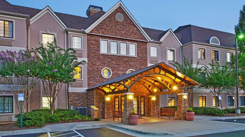 <b>Sonesta ES Suites Atlanta Alpharetta Avalon Exterior</b>. Images powered by <a href="https://iceportal.shijigroup.com/" title="IcePortal" target="_blank">IcePortal</a>.