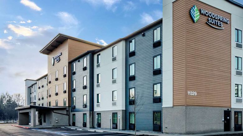 WoodSpring Suites Tacoma Lakewood Exterior. Images powered by <a href="https://iceportal.shijigroup.com" target="_blank" rel="noopener">Ice Portal</a>.