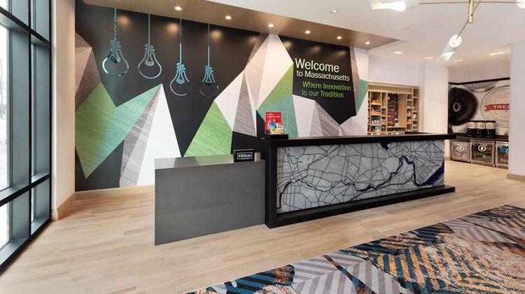 Hampton Inn & Suites Watertown Boston Lobby