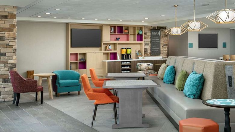 <b>Home2 Suites by Hilton Columbus Polaris Lobby</b>. Images powered by <a href="https://iceportal.shijigroup.com/" title="IcePortal" target="_blank">IcePortal</a>.