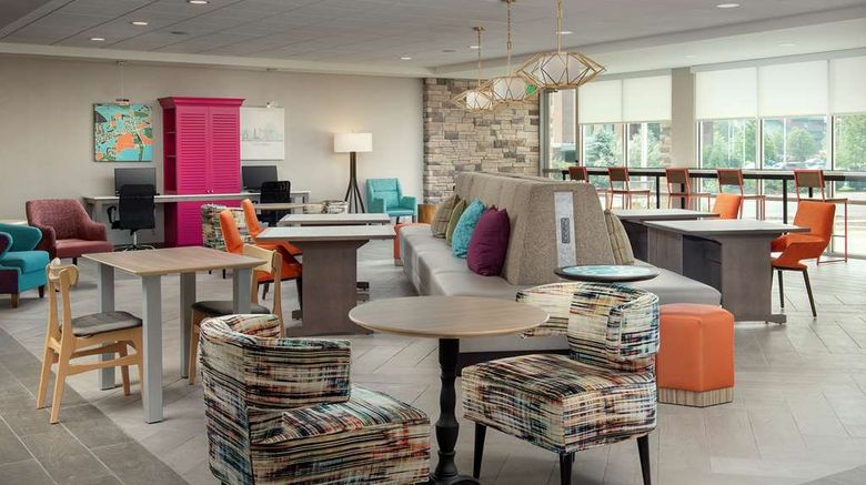 <b>Home2 Suites by Hilton Columbus Polaris Lobby</b>. Images powered by <a href="https://iceportal.shijigroup.com/" title="IcePortal" target="_blank">IcePortal</a>.