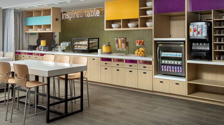 <b>Home2 Suites by Hilton Columbus Polaris Restaurant</b>. Images powered by <a href="https://iceportal.shijigroup.com/" title="IcePortal" target="_blank">IcePortal</a>.