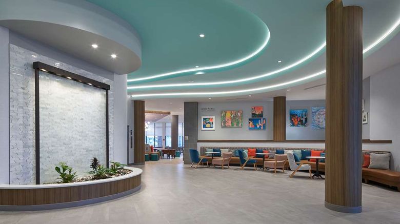 <b>Tru by Hilton Pompano Beach Pier Lobby</b>. Images powered by <a href="https://iceportal.shijigroup.com/" title="IcePortal" target="_blank">IcePortal</a>.